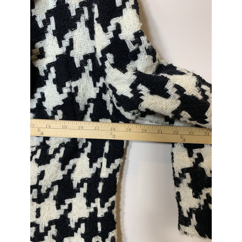 Episode Blazer Womens Size 2 Wool Houndstooth Oversized 80s 90s WARM! Lined VNTG - Picture 2 of 10